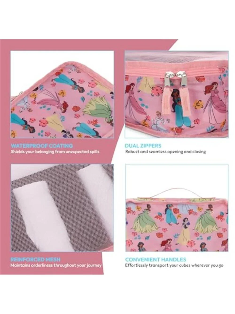 Disney Packing Cubes Travel Organizer Compression Luggage 5 Piece Set Mickey